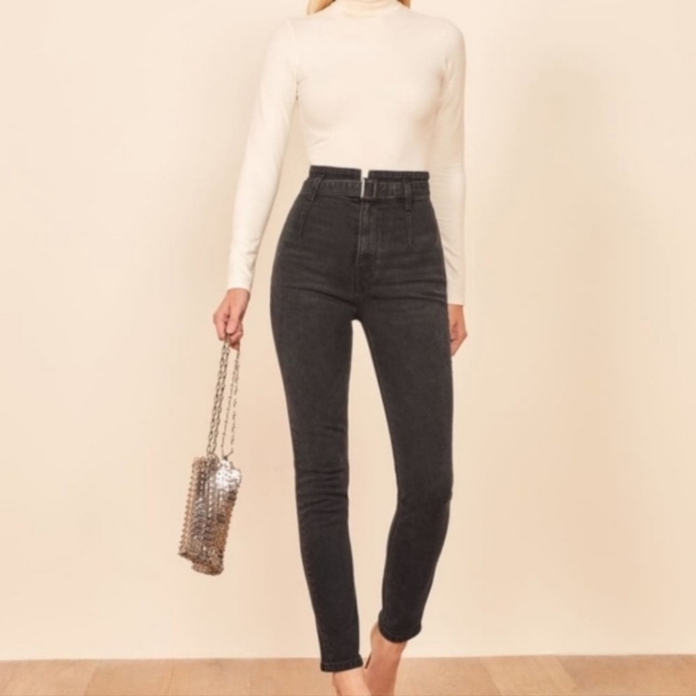 REFORMATION Kayo High Waisted Skinny Jeans